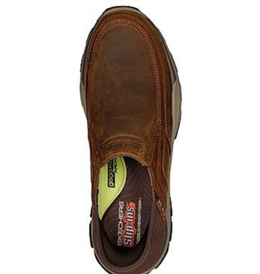 Men'S Shoes Shoesissime Casual Shoes | Skechers Elgin 204810 Brown