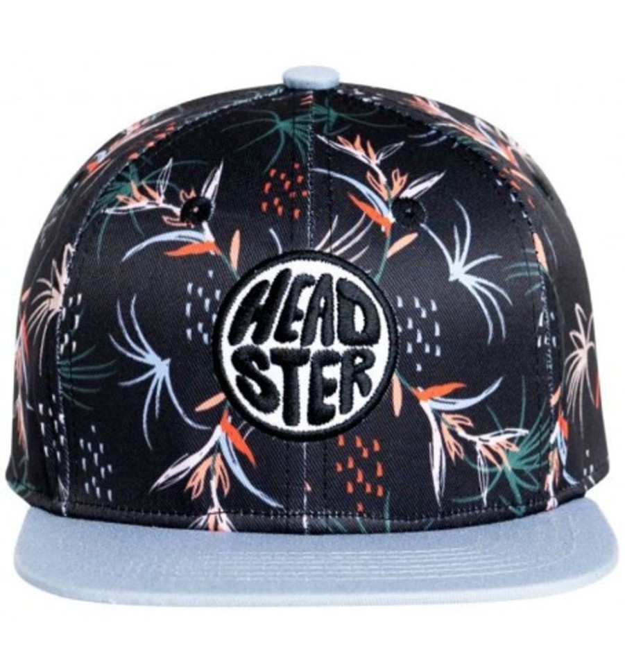 Accessories Shoesissime Girl | Headster Kids Birds Of Paradise Snapback Ptsbsp2305 Black