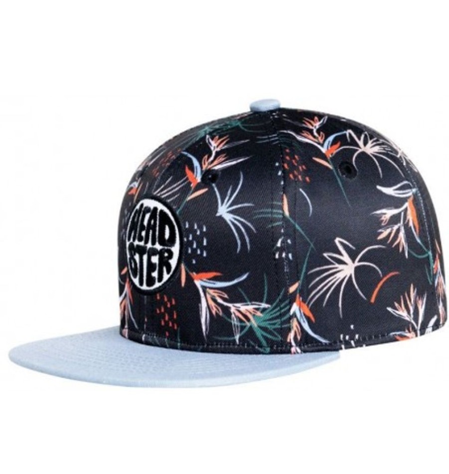 Accessories Shoesissime Girl | Headster Kids Birds Of Paradise Snapback Ptsbsp2305 Black