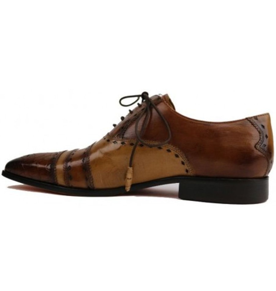 Men'S Shoes Shoesissime Dress Shoes With Laces | Melvin & Hamilton Elvis62 Tan