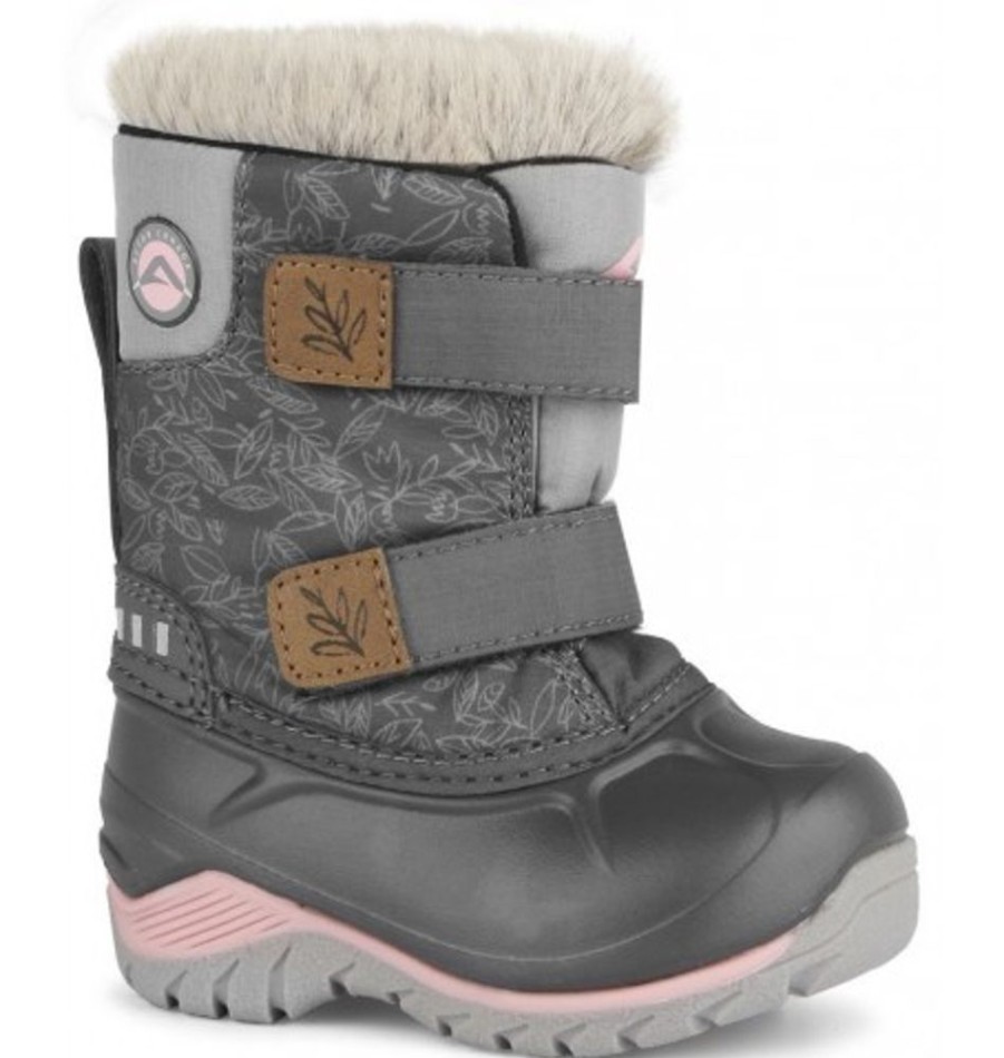 Kids Shoes Shoesissime Winter Boots | Acton Funky A8387 Silver Grey