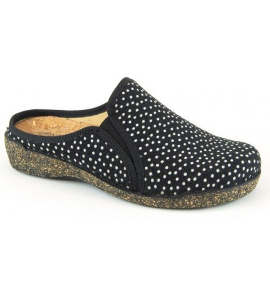 Women'S Shoes Shoesissime Slippers | Portofino 9360X Black