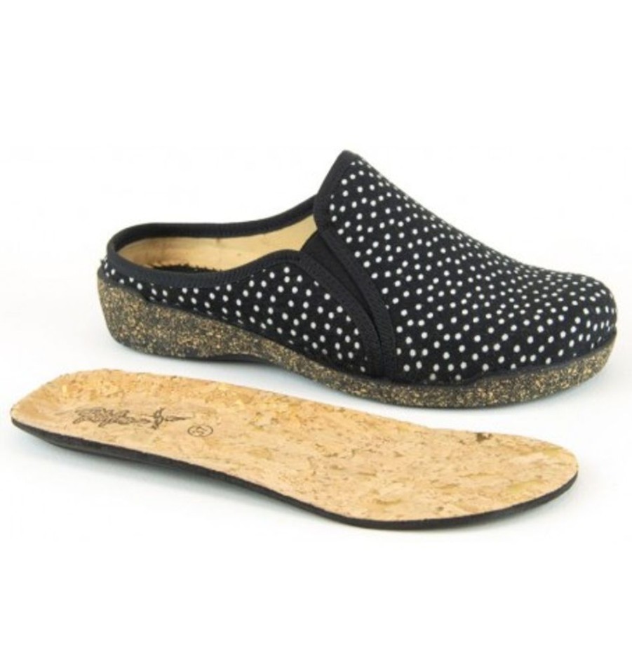 Women'S Shoes Shoesissime Slippers | Portofino 9360X Black