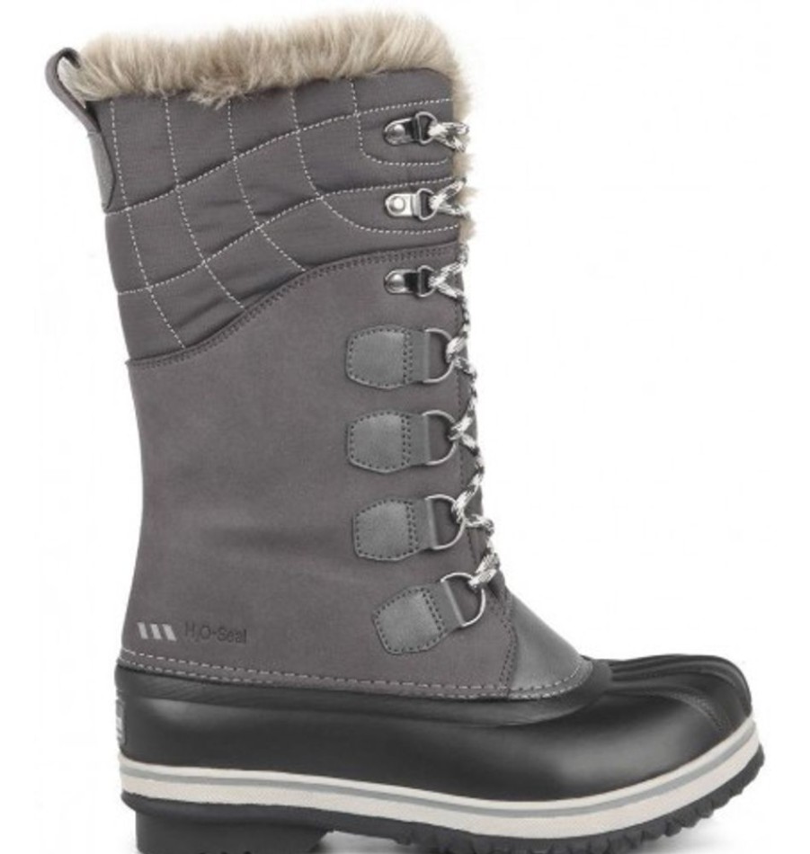 Women'S Shoes Shoesissime Winter Boots | Acton Emma A8372 Silver Grey