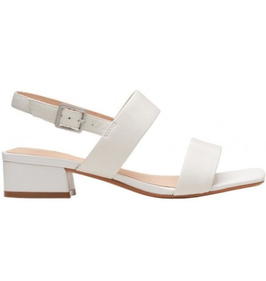 Women'S Shoes Shoesissime Sandals | Clarks Seren25 Strap 26164894 White