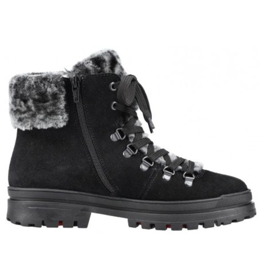 Women'S Shoes Shoesissime Winter Boots | Rieker Z5420-00 Black