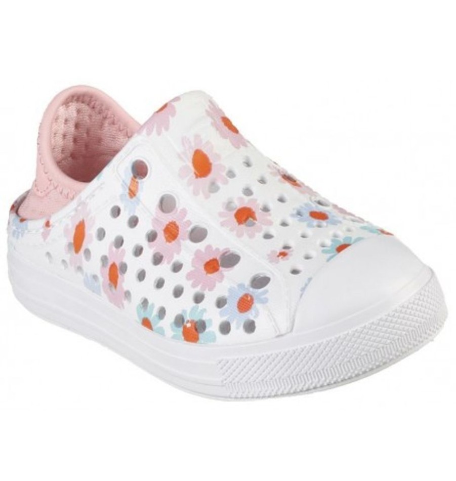 Kids Shoes Shoesissime Sneakers/Shoes | Skechers Hello Daisy 302114N White