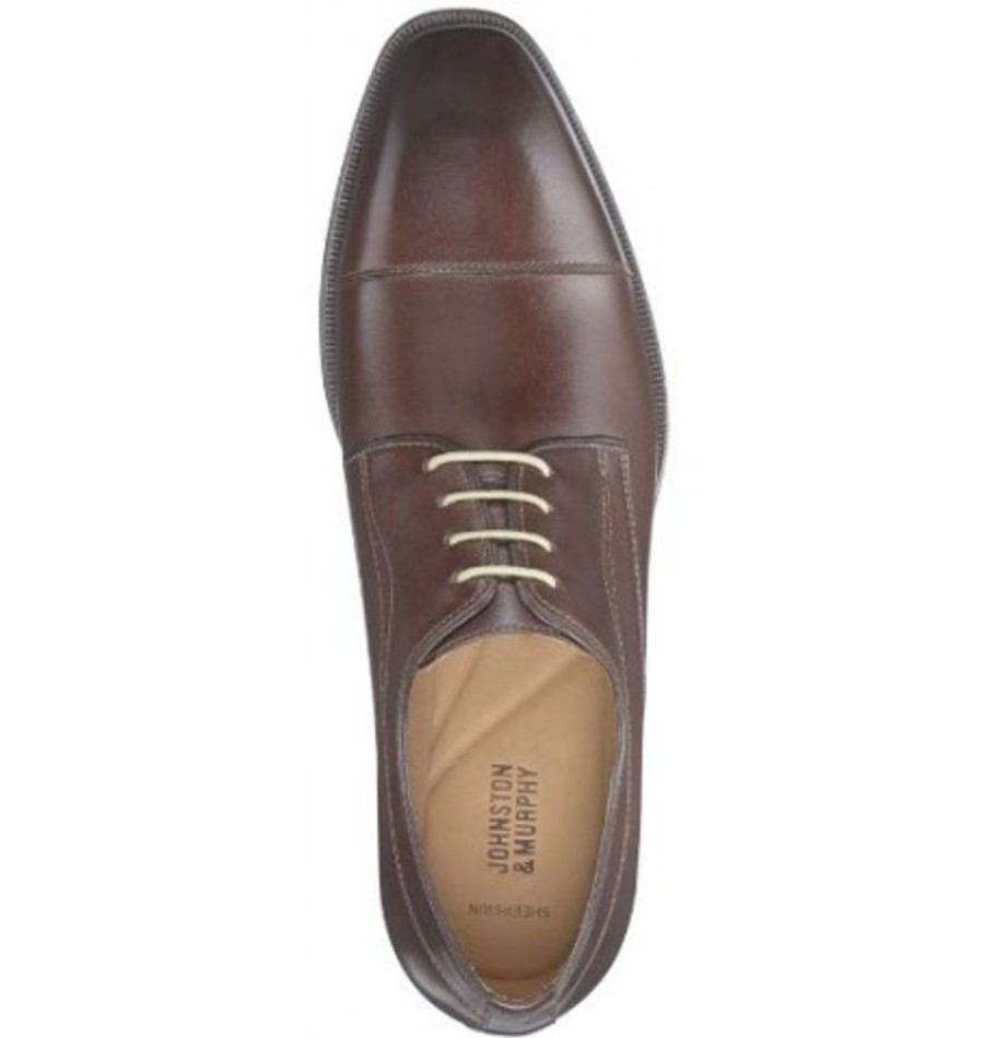 Men'S Shoes Shoesissime Dress Shoes With Laces | Johnston & Murphy Mcclaine 20-9613 Brown