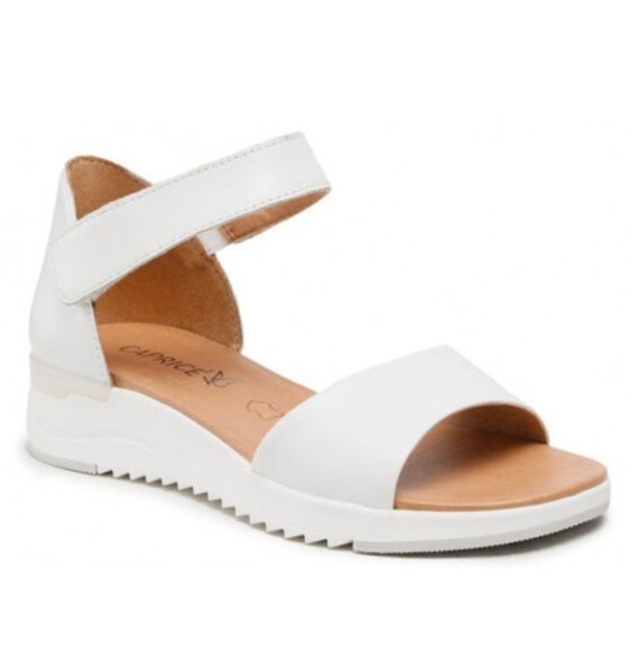 Women'S Shoes Shoesissime Sandals | Caprice 28706-28 White