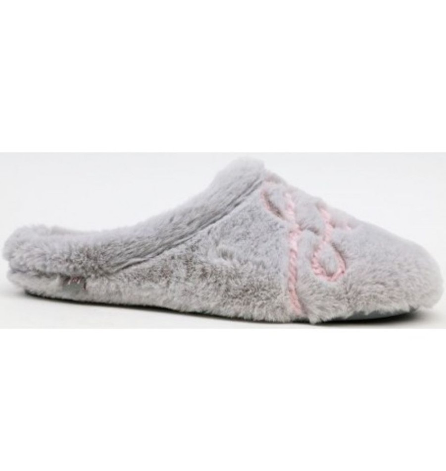 Women'S Shoes Shoesissime Slippers | Collections Bulle Anais33 Silver Grey