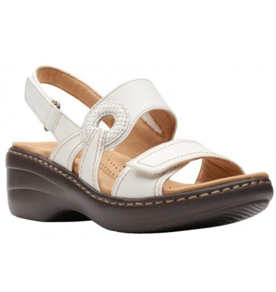 Women'S Shoes Shoesissime Sandals | Clarks Merliah Opal 26164958 White