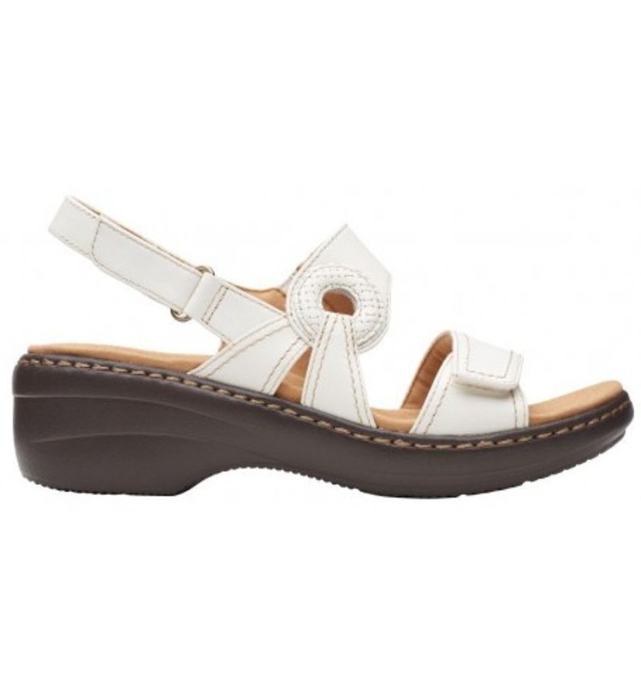 Women'S Shoes Shoesissime Sandals | Clarks Merliah Opal 26164958 White