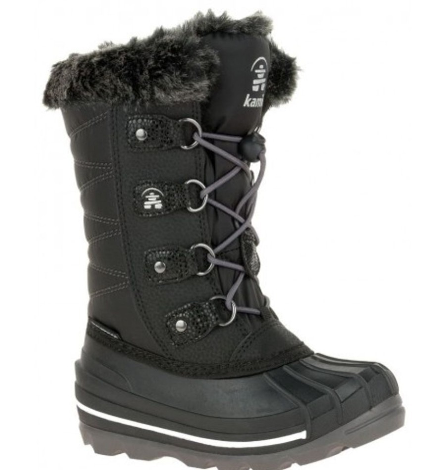 Kids Shoes Shoesissime Winter Boots | Kamik Frostier Nf4207 Black