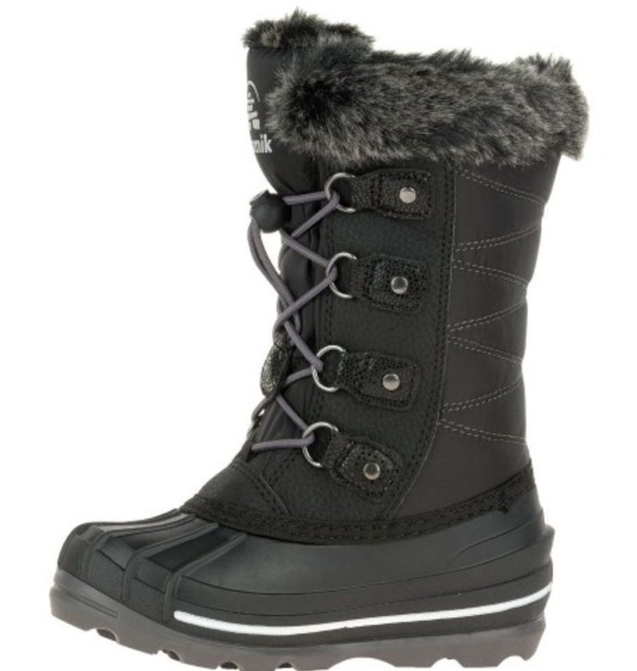 Kids Shoes Shoesissime Winter Boots | Kamik Frostier Nf4207 Black