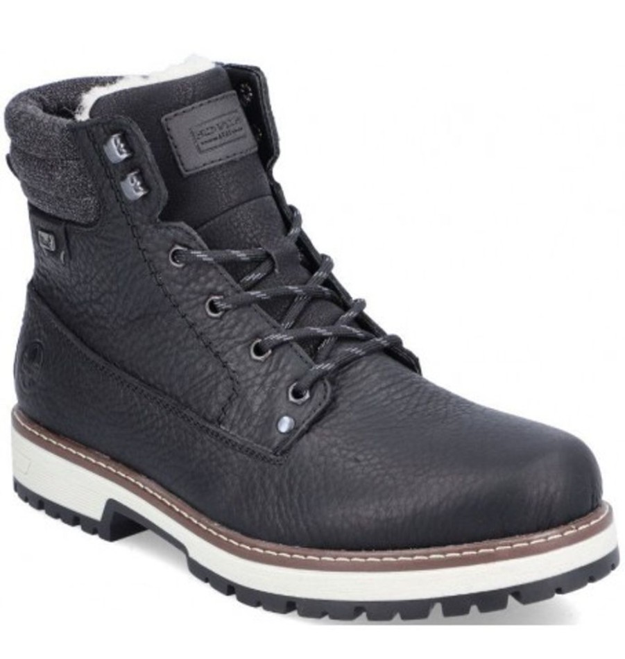 Men'S Shoes Shoesissime Winter Boots | Rieker F8301-00 Black