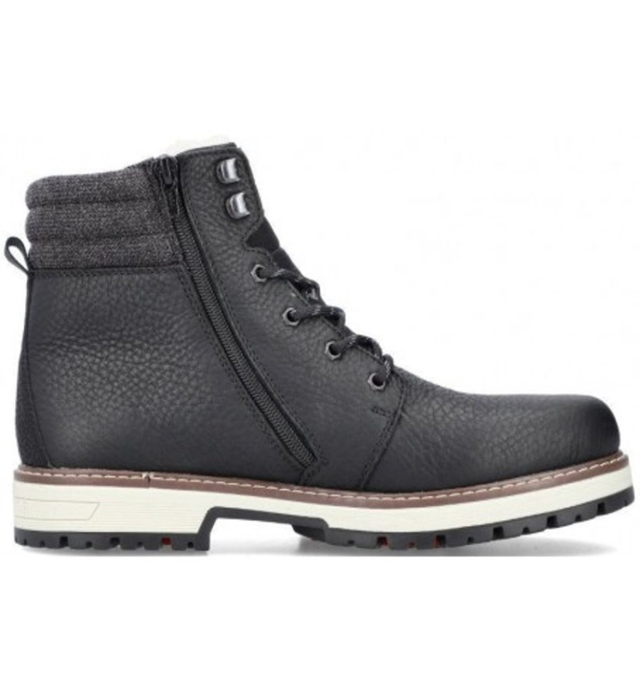 Men'S Shoes Shoesissime Winter Boots | Rieker F8301-00 Black