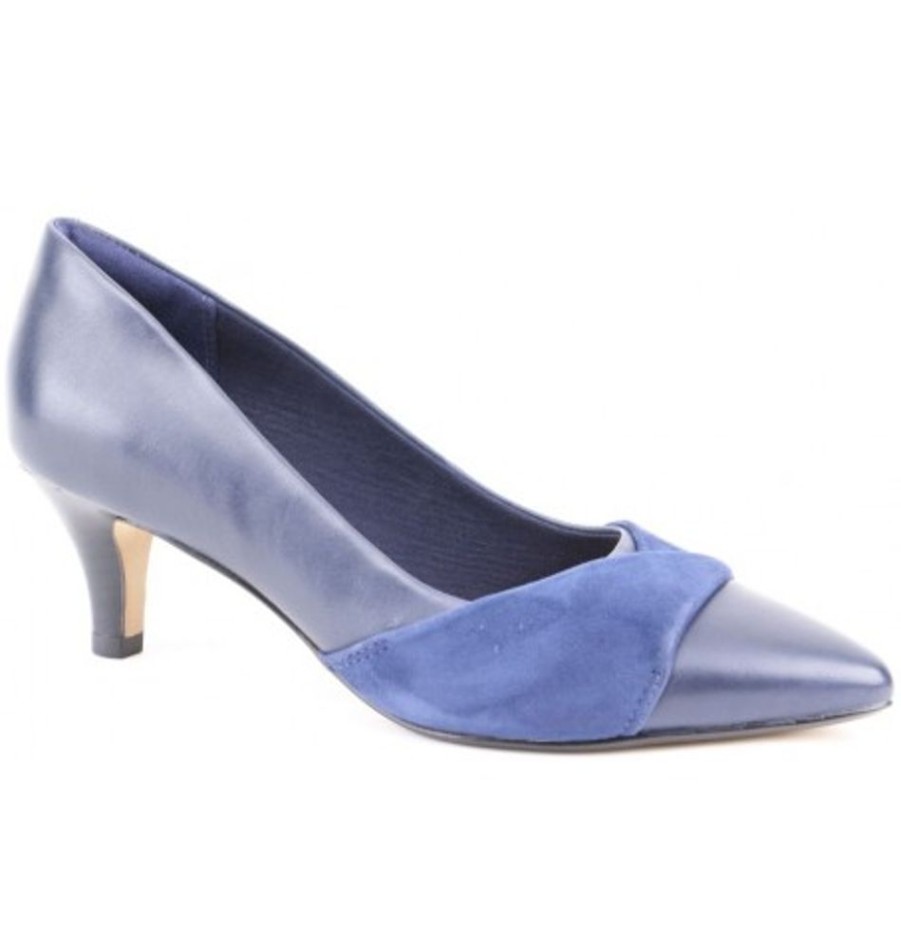 Women'S Shoes Shoesissime Shoes | Clarks Linvala Vena 26137218 Blue