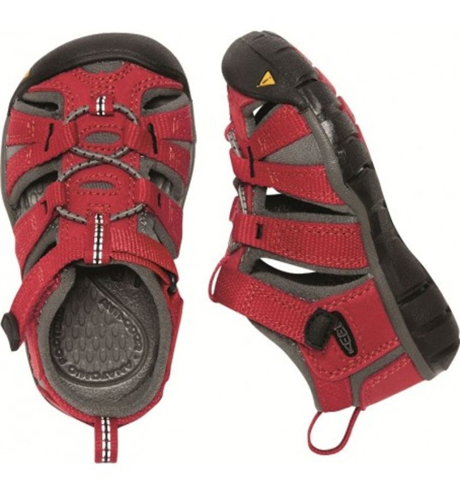 Kids Shoes Shoesissime Sandals | Keen Seacamp (Grandeur 4-7) Ii Cnx 1014442 Red