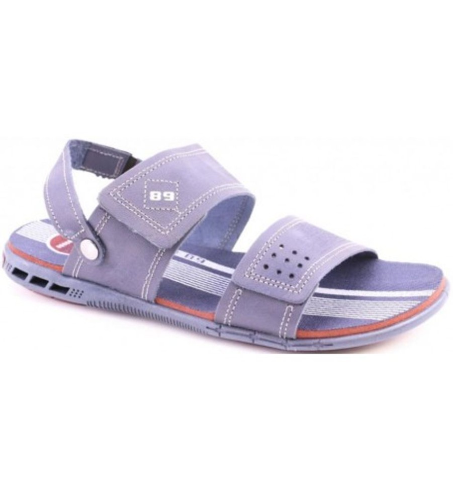 Men'S Shoes Shoesissime Sandals | Pegada 131732 Blue