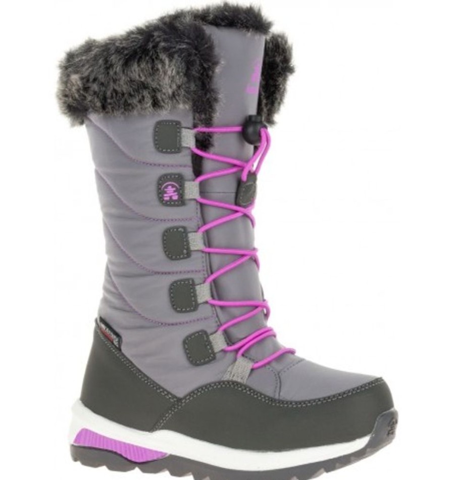 Kids Shoes Shoesissime Winter Boots | Kamik Prairie Nf4057-Nf8057 Silver Grey