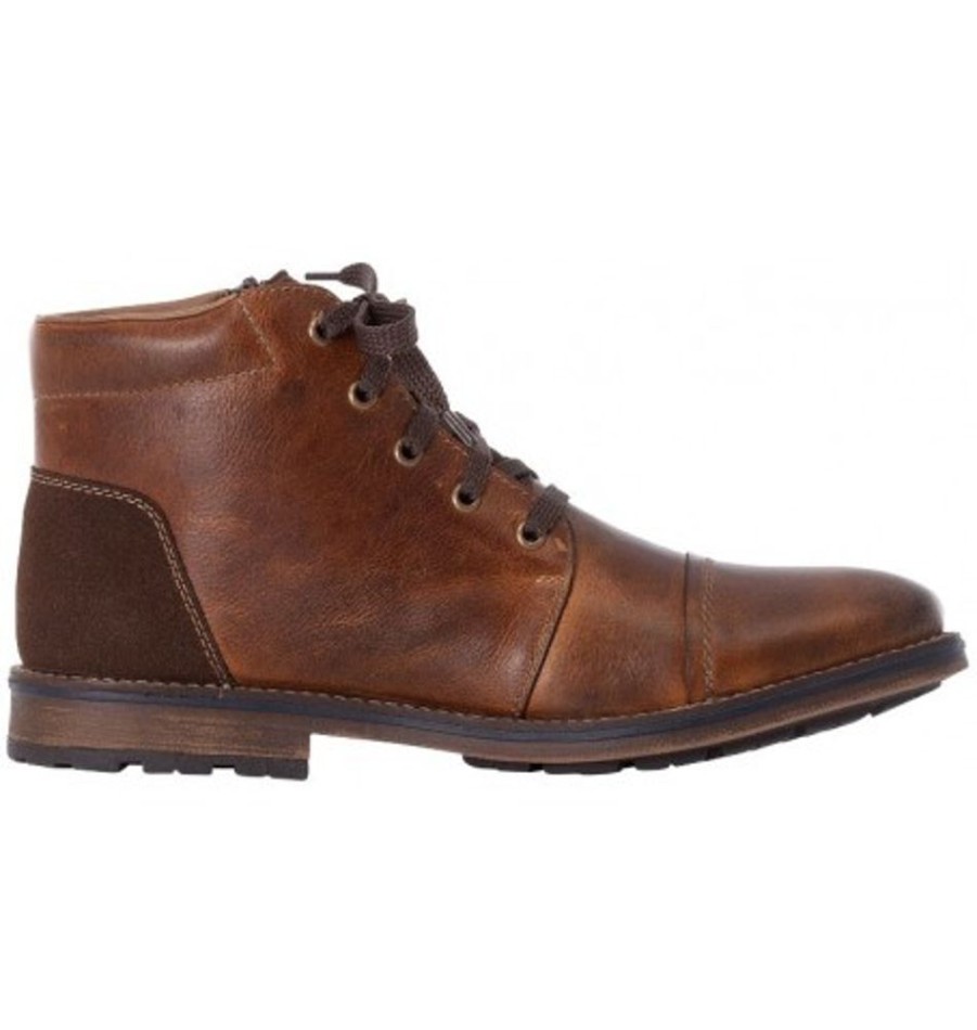 Men'S Shoes Shoesissime Winter Boots | Rieker F5530-25 Brown