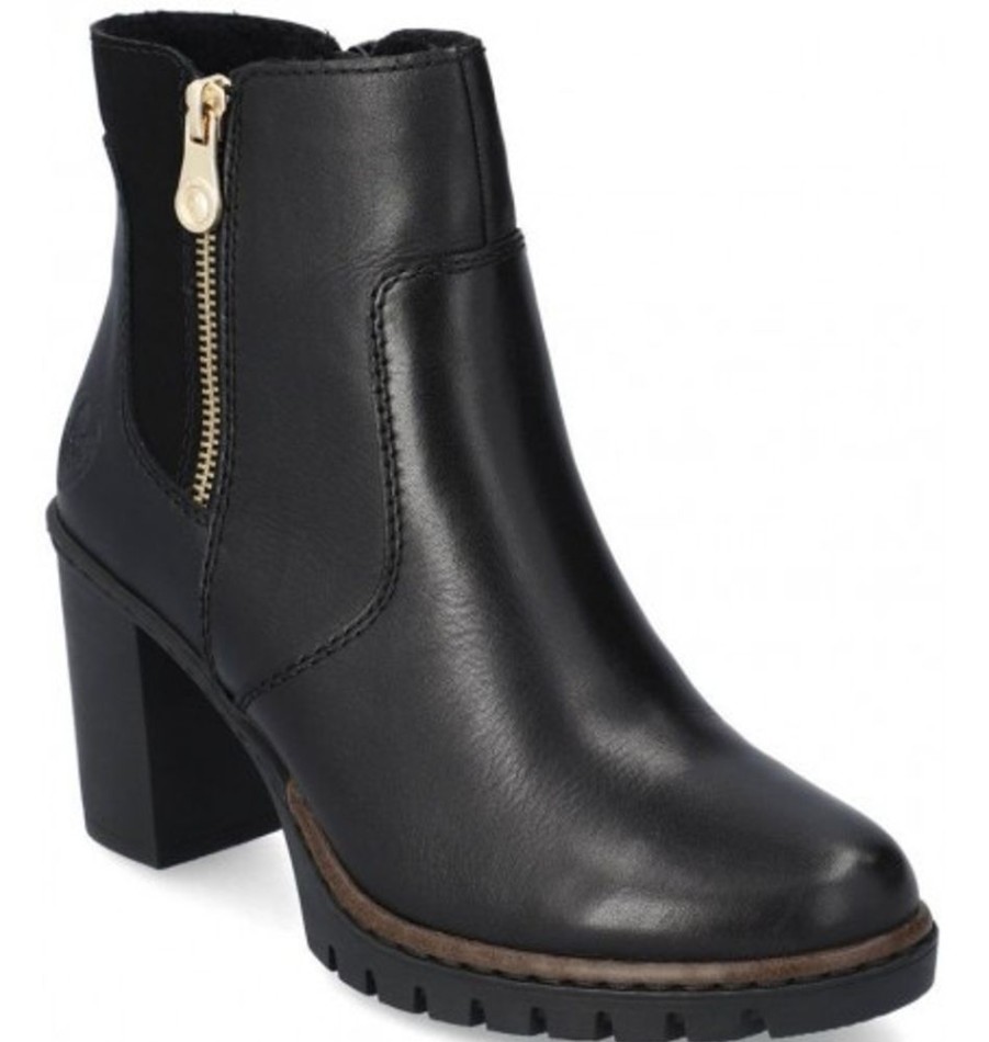 Women'S Shoes Shoesissime Fall Boots | Rieker Y2557-00 Black