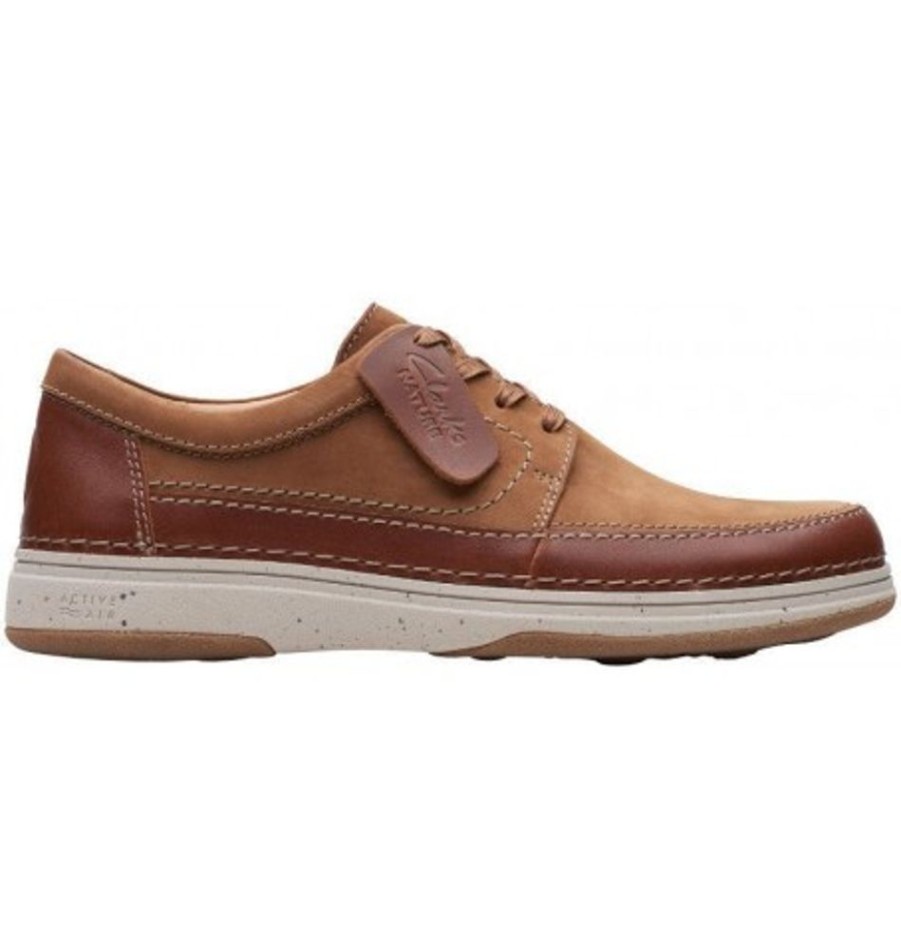 Men'S Shoes Shoesissime Casual Shoes | Clarks Nature 5 Lo 26168613 Tan