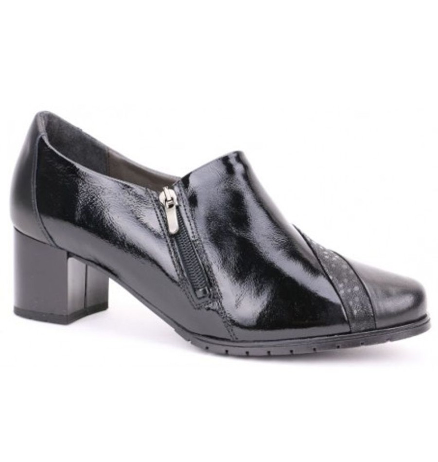 Women'S Shoes Shoesissime Shoes | Collections Bulle Belina H 80A2 Black Varnish