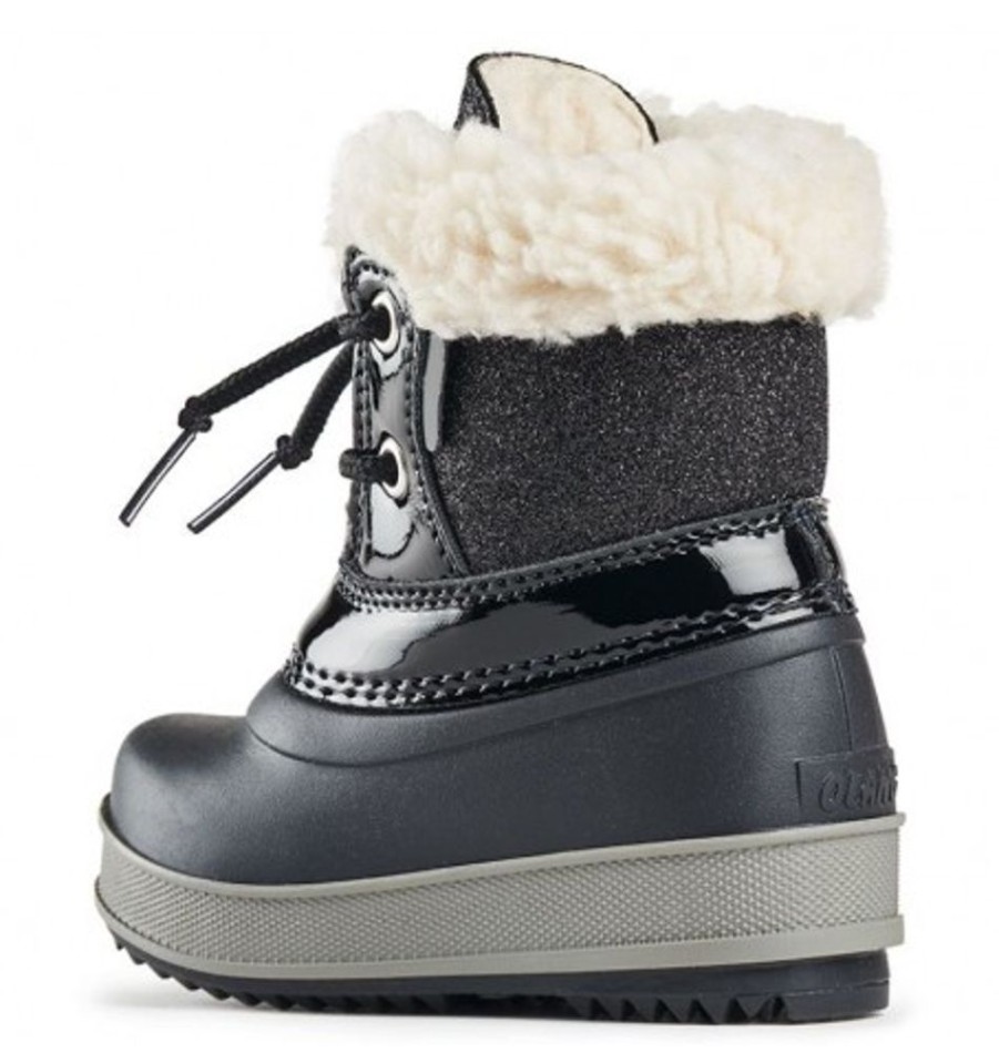 Kids Shoes Shoesissime Winter Boots | Olang Ape Lux Black Varnish