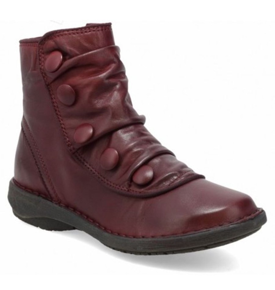 Women'S Shoes Shoesissime Fall Boots | Miz Mooz Pumpkin Ib17935 Burgundy