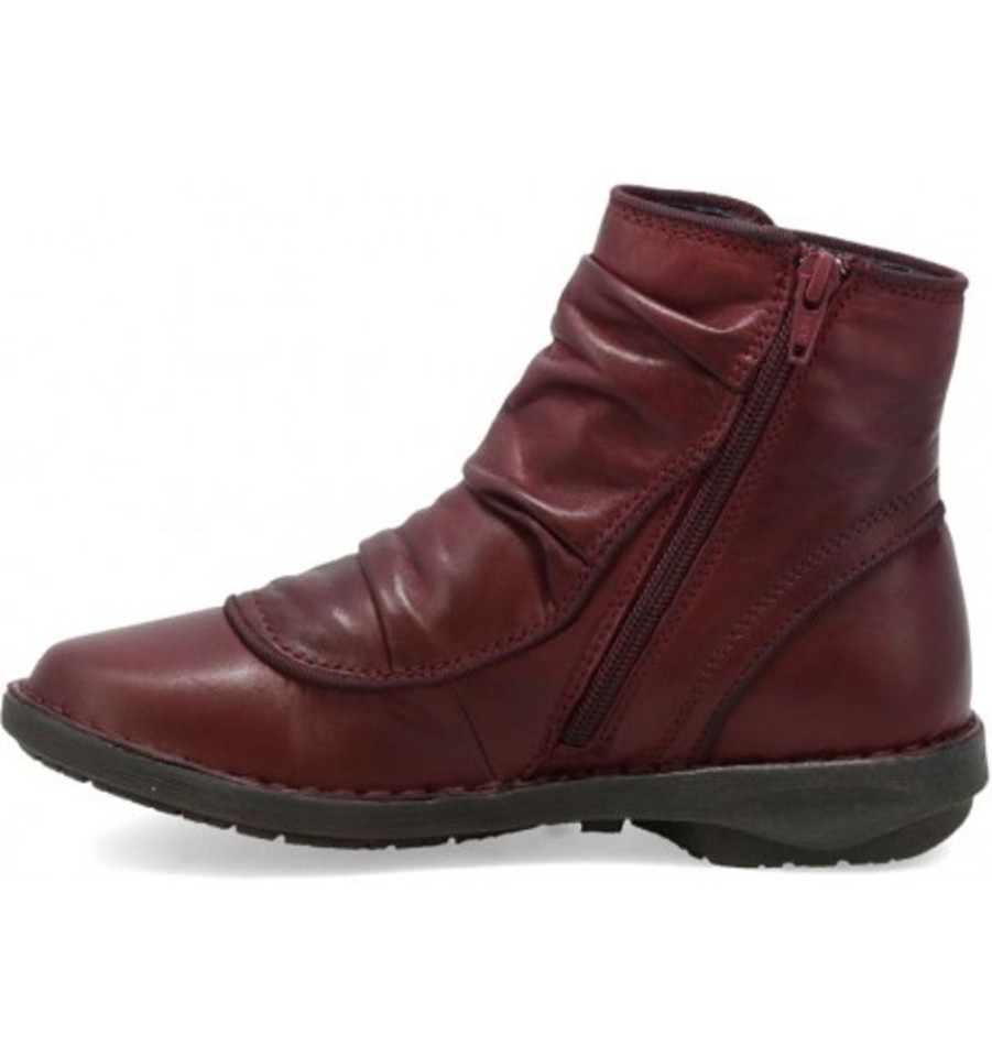 Women'S Shoes Shoesissime Fall Boots | Miz Mooz Pumpkin Ib17935 Burgundy