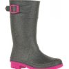 Kids Shoes Shoesissime Rain Boots | Kamik Glitzy Ek4733H Silver Grey