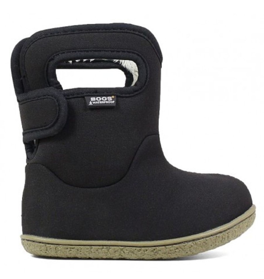 Kids Shoes Shoesissime Fall Boots | Bogs Baby Bogs Solid 71460 Black