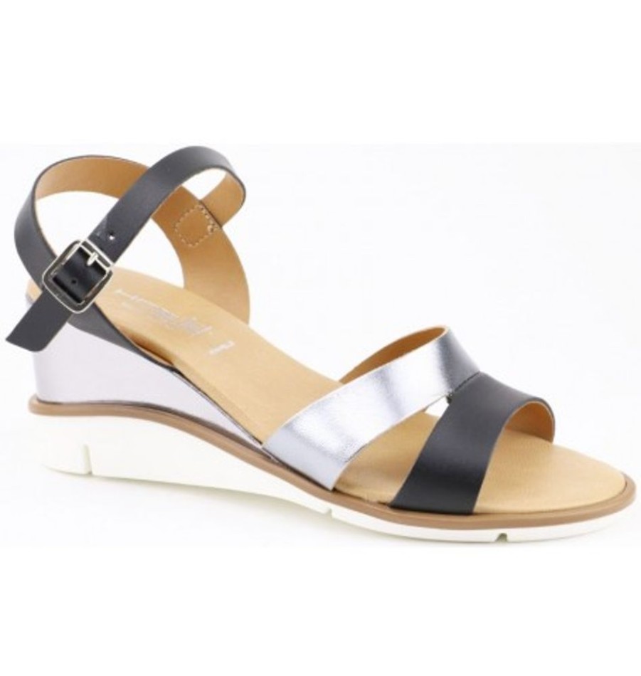 Women'S Shoes Shoesissime Sandals | Villa Group Igs8731 Silver Grey