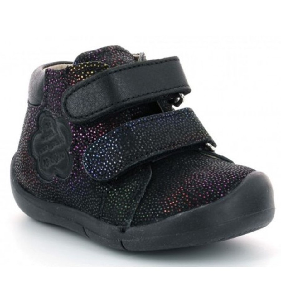 Kids Shoes Shoesissime Walking Booties | Kickers Wakalla 878481-10 Black