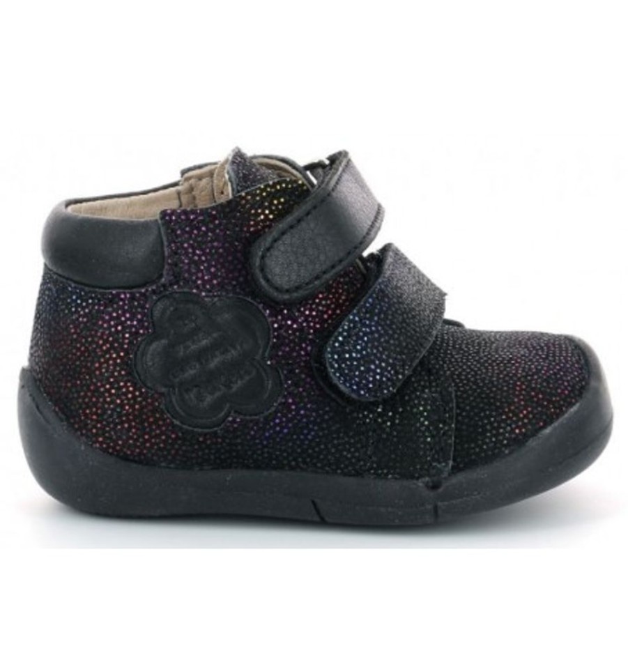 Kids Shoes Shoesissime Walking Booties | Kickers Wakalla 878481-10 Black