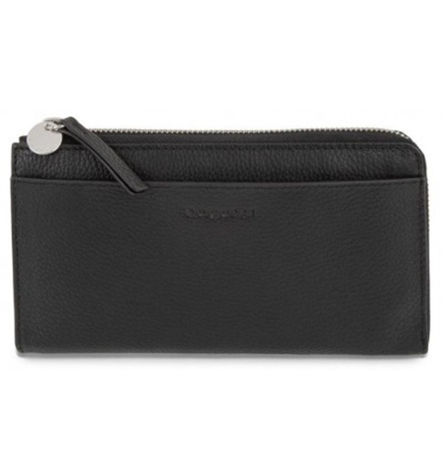 Accessories Shoesissime Wallets | Bugatti Lwl2404Bu-Blk Black