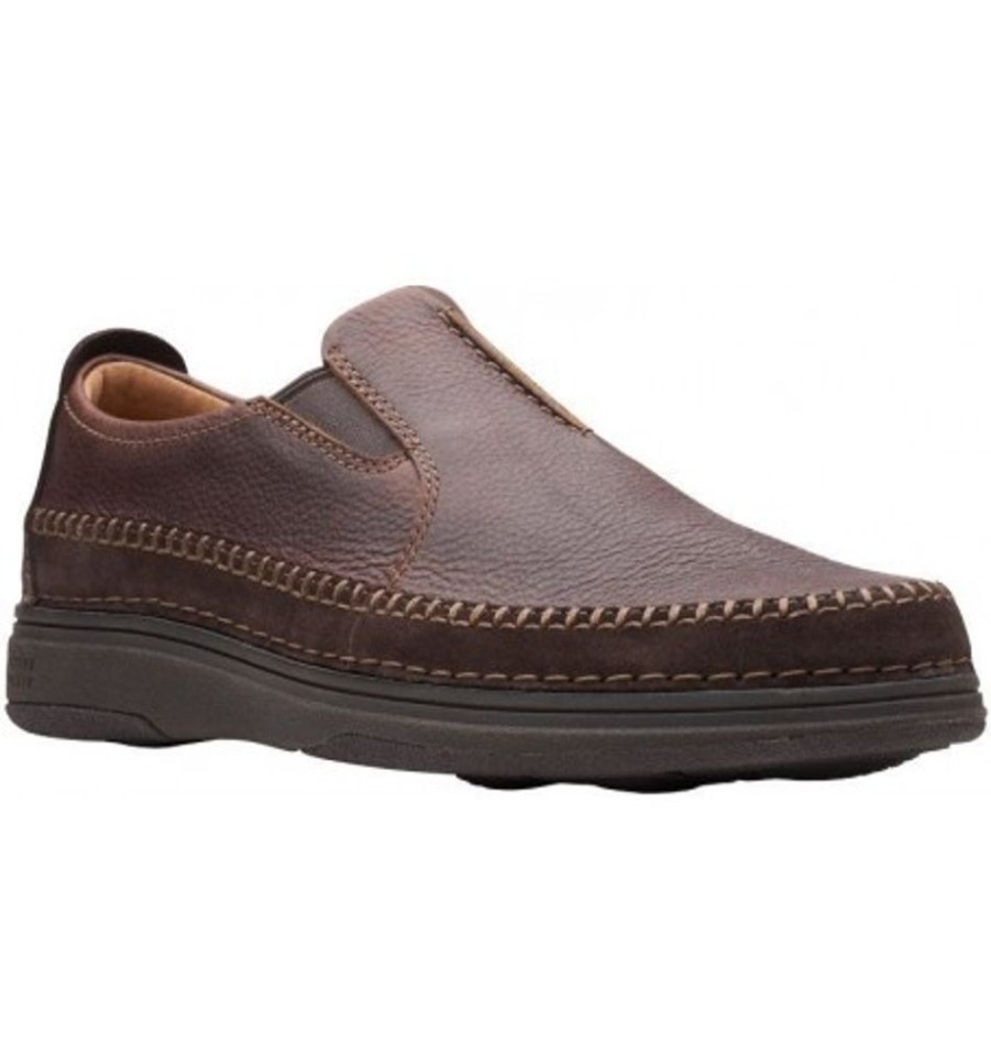 Men'S Shoes Shoesissime Casual Shoes | Clarks Nature 5 Walk 26168558 Brown