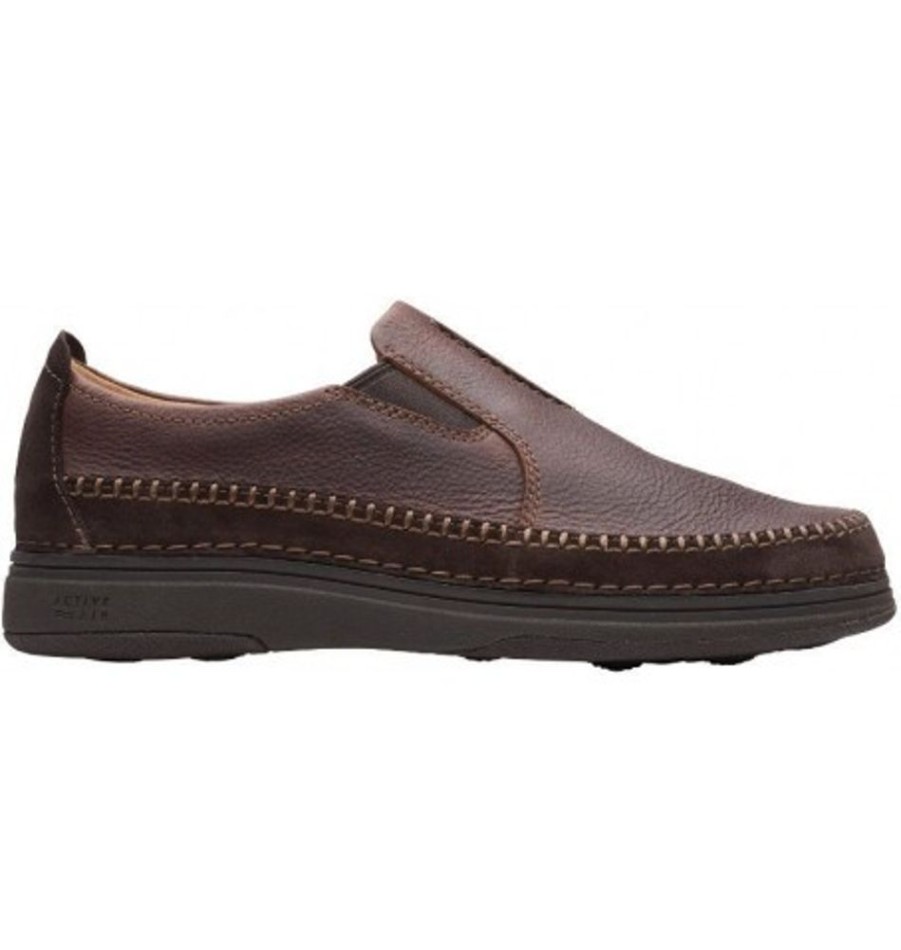 Men'S Shoes Shoesissime Casual Shoes | Clarks Nature 5 Walk 26168558 Brown