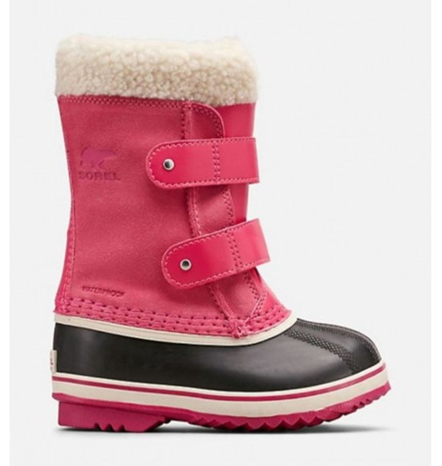 Kids Shoes Shoesissime Winter Boots | Sorel Childrens 1964 Pac Strap 1855241 Nc1959 Pink