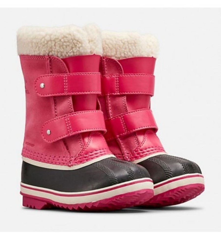 Kids Shoes Shoesissime Winter Boots | Sorel Childrens 1964 Pac Strap 1855241 Nc1959 Pink