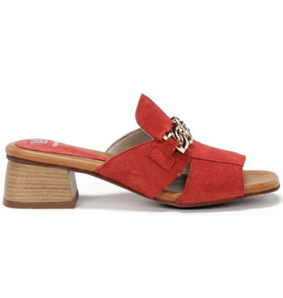 Women'S Shoes Shoesissime Sandals | Dorking - Fluchos D9059 Red