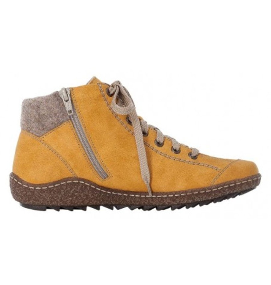 Women'S Shoes Shoesissime Fall Boots | Rieker L7543-69 Yellow Orange