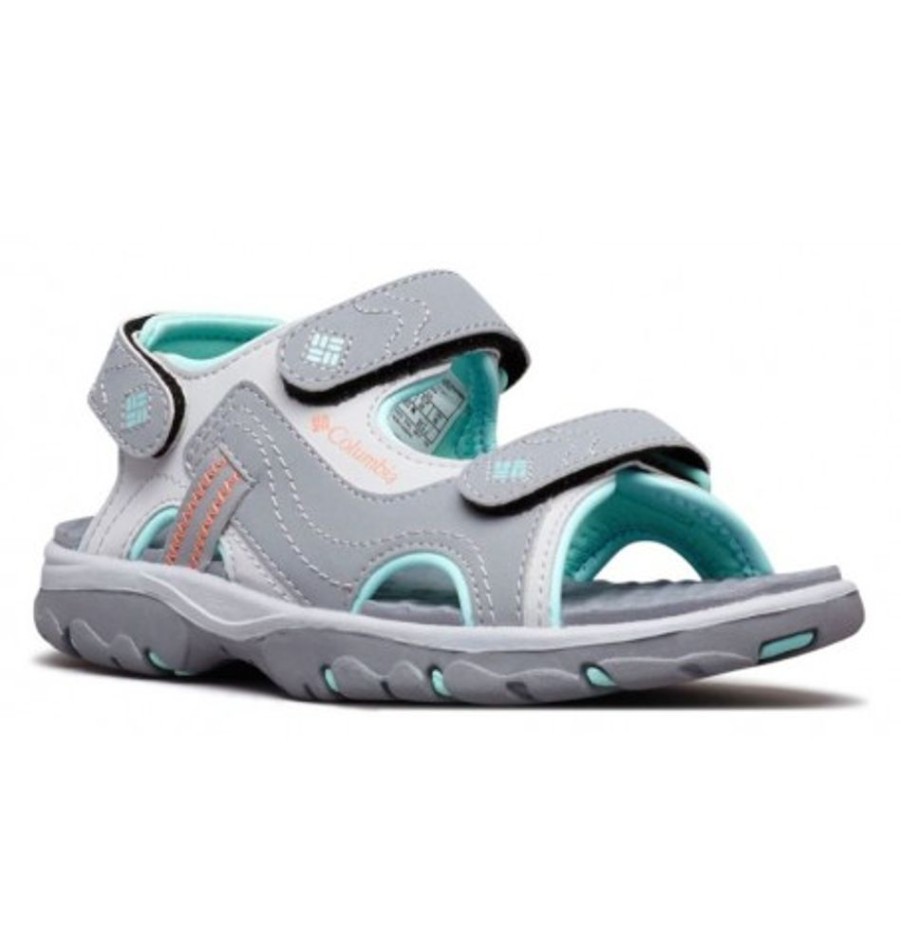 Kids Shoes Shoesissime Sandals | Columbia Castlerock Supreme 1594462 Silver Grey