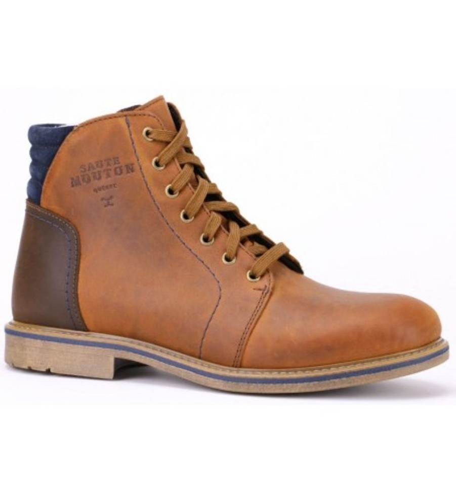 Men'S Shoes Shoesissime Winter Boots | Saute-Mouton Clement 2567 Tan