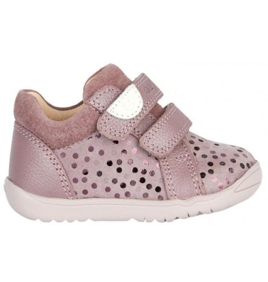 Kids Shoes Shoesissime Walking Booties | Geox Macchia G.A B164Pa Pink