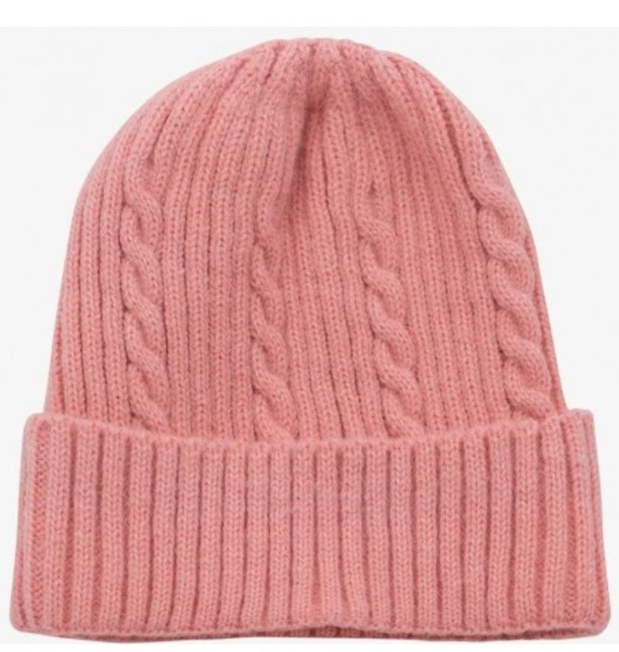 Accessories Shoesissime Girl | Headster Kids Cable Car Beanie Smart Pink