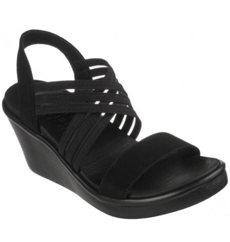 Women'S Shoes Shoesissime Sandals | Skechers Day Flirt 119182 Black