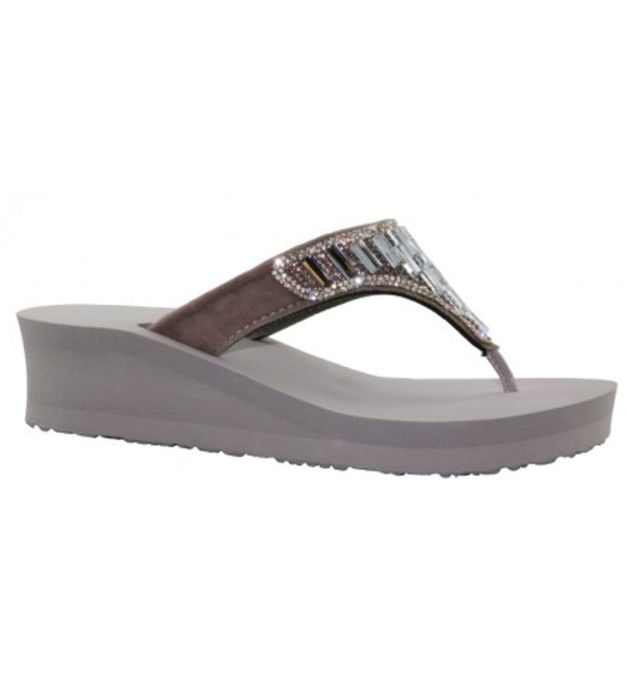 Women'S Shoes Shoesissime Sandals | Collections Bulle Graciele 39496 Silver Grey