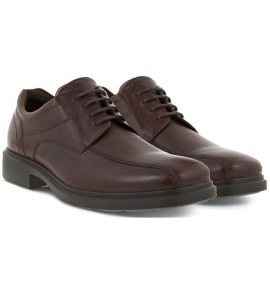 Men'S Shoes Shoesissime Dress Shoes With Laces | Ecco Helsinki 2 500174 Brown